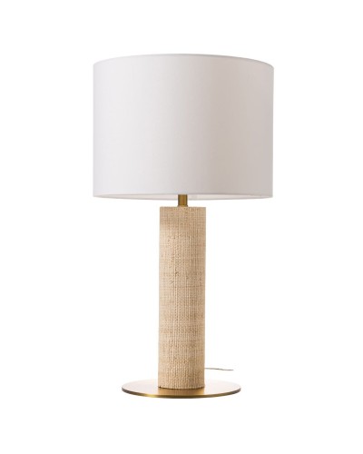 Lámpara de mesa Home ESPRIT Beige Dorado 50 W 220 V