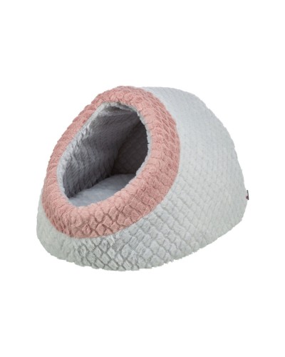 Kissan luola Trixie Kaline Mio Harmaa Tumma pinkki Polyesteri Pehmo 35 x 26 x 41 cm