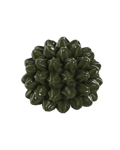 Prydnadsfigur Home ESPRIT Grön Tropiskt 22 x 22 x 18 cm