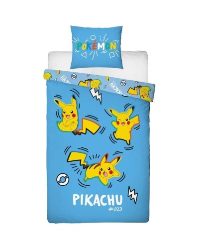 Bettbezug-Set Pokémon Blau 2 Stücke