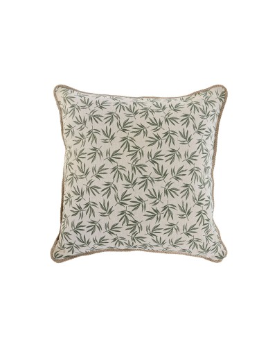 Kudde Home ESPRIT Grön Beige Boho 45 x 5 x 45 cm