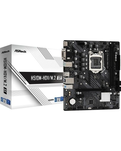 Scheda Madre ASRock H510M-HDV/M.2 SE LGA 1200 Intel H470