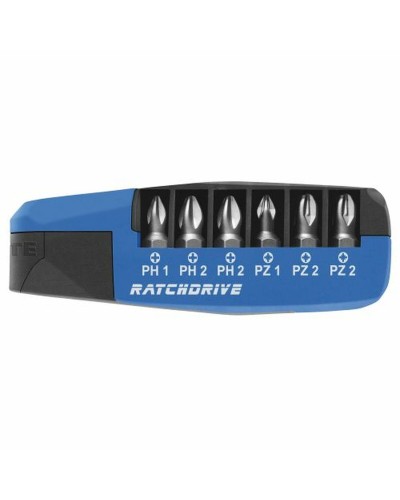 Destornillador de precisión WITTE Ratchdrive Juego de puntas