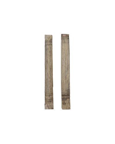 Figura Decorativa Home ESPRIT Natural Columna 17 X 19 X 160 cm