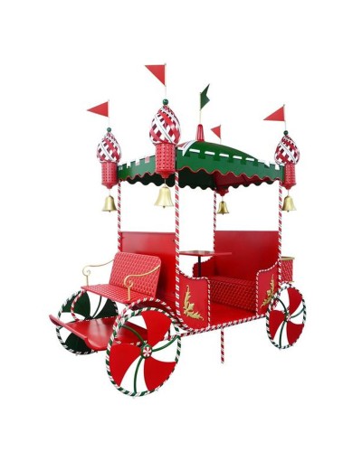 Decorazione Natalizia Home ESPRIT Bianco Rosso Verde Dorato 267 X 131 X 280 CM