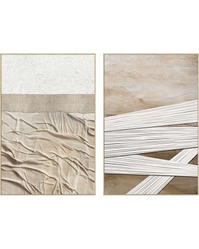 Painting Home ESPRIT White Beige Modern Urban (2 Units)