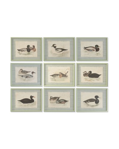 Quadro Home ESPRIT Verde Cottage (9 Unità)