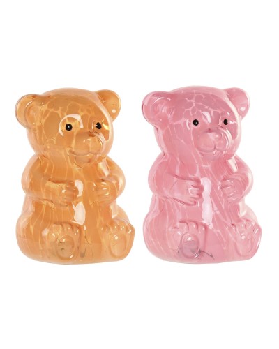 Decoración luminosa Home ESPRIT Cristal Urbano 13 x 14 x 20 cm (2 Unidades)