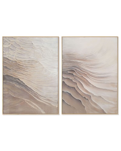 Schilderij Home ESPRIT Modern 103 x 4 x 143 cm (2 Stuks)