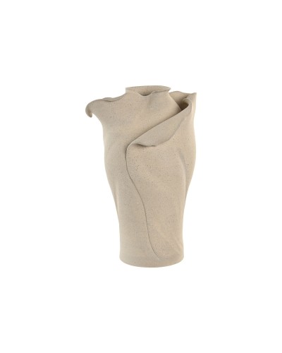 Vaso Home ESPRIT Bianco Ceramica Stile artigianale Moderno 24 x 24 x 37 cm