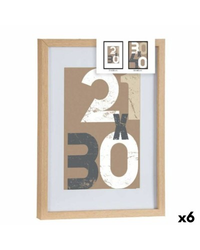 Kuvakehys Gift Decor Luonnollinen Lasi Puu MDF 30 x 40 cm (6 osaa)