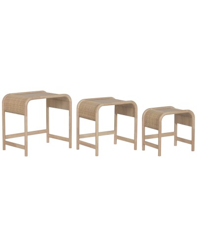 Mesa auxiliar Home ESPRIT 60 X 40 X 57 CM