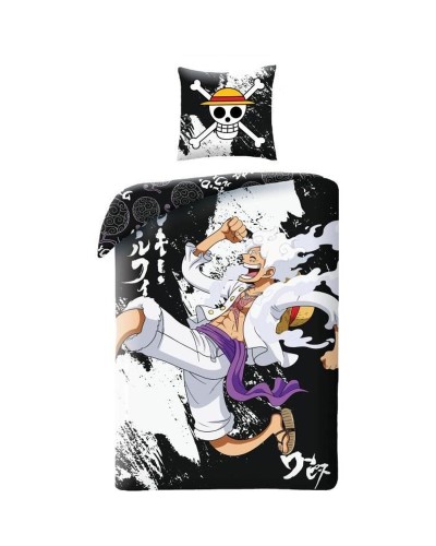 Set di copripiumino One Piece 25 x 4 x 30 cm Multicolore Ala francese 2 Pezzi