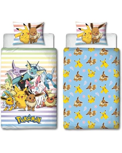 Juego de funda nórdica Pokémon 25 x 5 x 30 cm Multicolor Cama de 140 2 Piezas