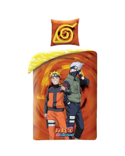 Set di copripiumino Naruto Multicolore Ala francese 2 Pezzi