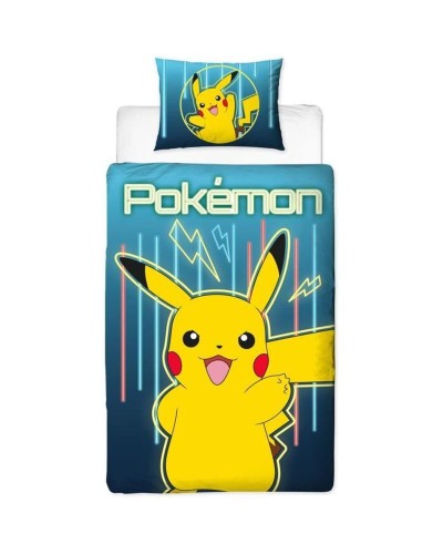 Juego de funda nórdica Pokémon Amarillo Cama de 140 2 Piezas