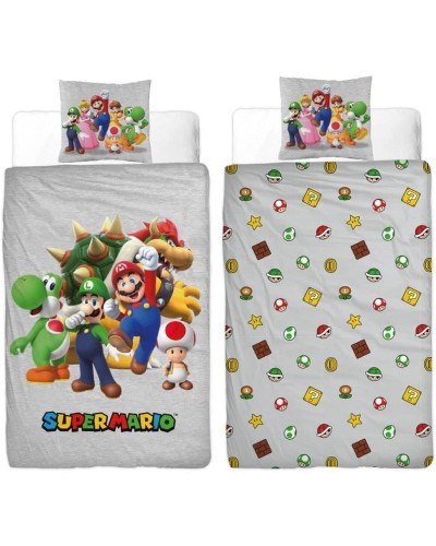 Pussilakanasetti Mario Bros Monivärinen Sänky 140 2 Kappaletta