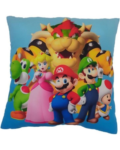 Kussen Mario Bros 41 x 3 x 39 cm Multicolour Polyester Kinderen