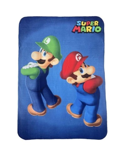 Deken Mario Bros 25 x 7 x 13 cm Multicolour dieren