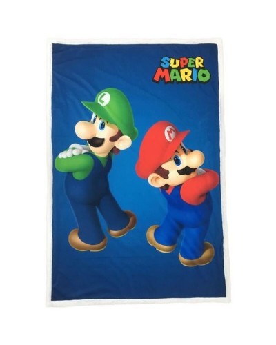 Deken Mario Bros 25 x 14 x 26 cm Zwart dieren