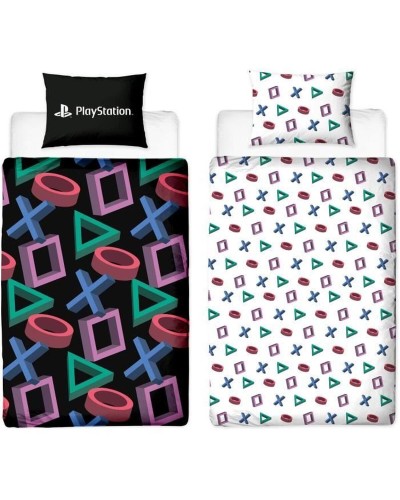 Juego de funda nórdica Playstation Multicolor Cama de 140 2 Piezas