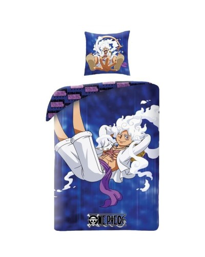 Bettbezug-Set One Piece Blau Double size 2 Stücke
