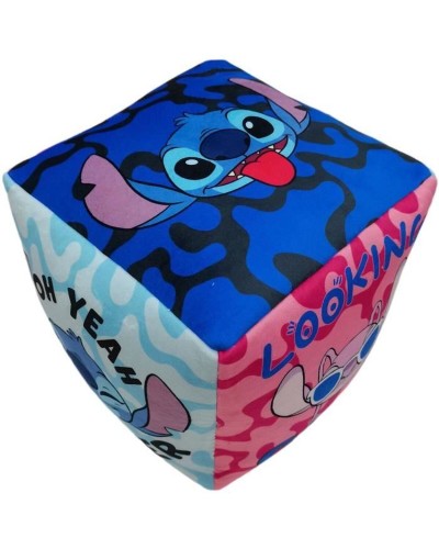 Cuscino Stitch 28 x 30 x 29 cm Azzurro Poliestere Per bambini