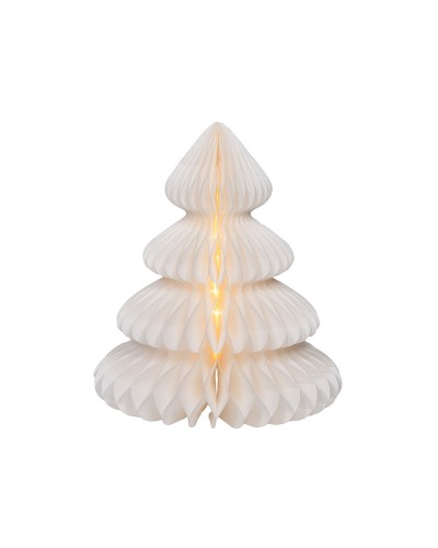 Belysning dekoration Lumineo Vit Julgran Ø 42 x 48 cm