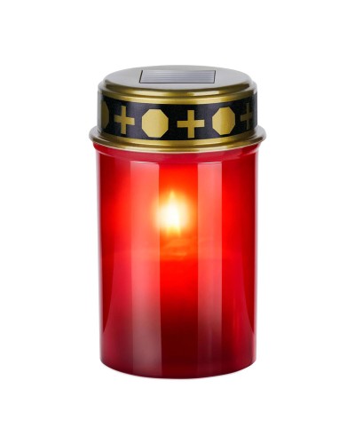 Kaars LED Grundig Rood