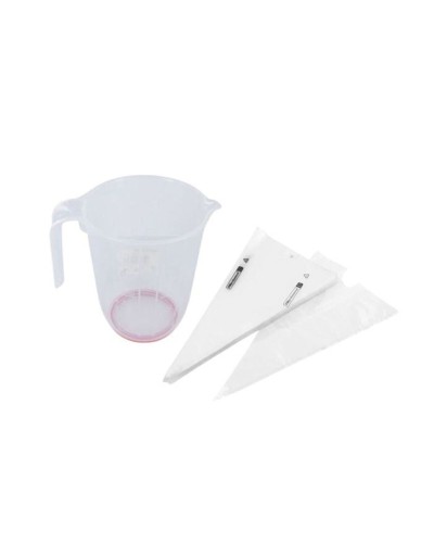 Set FM Professional Trasparente Sac à poche Bicchiere dosatore 1 L