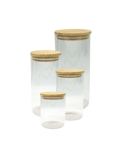 Set de Boites Fackelmann Naturel (4 Pièces)