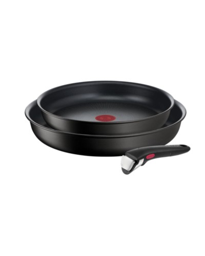 Sartén Tefal INGENIO 3PIEZAS Negro Aluminio 2 Unidades