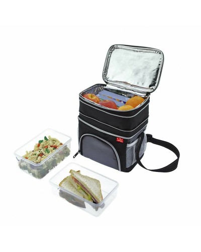 Sac Thermique JATA 954 23 x 15 cm Noir/Gris