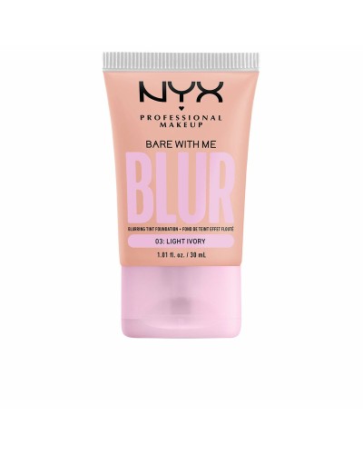 Base per Trucco Fluida NYX Bare With Me Blur Nº 03 Light ivory 30 ml