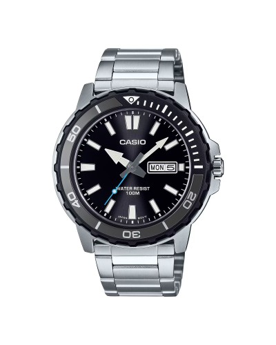 Men's Watch Casio DIVER 100M - BLACK (Ø 44,5 mm)