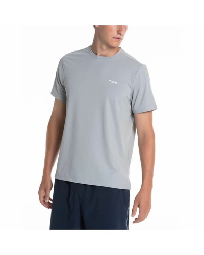 Herren Kurzarm-T-Shirt Nox Nox Team Regular Grau Hellgrau
