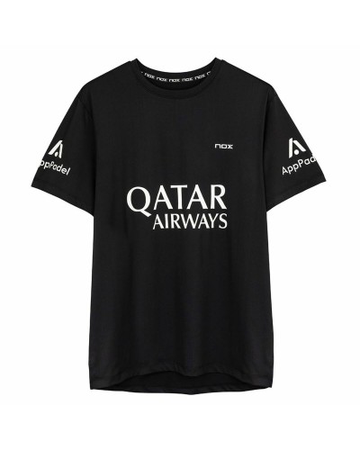 Men’s Short Sleeve T-Shirt Nox Sponsorts AT10 Black