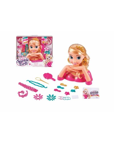 Bambola da Pettinare Sparkle Girlz Busto