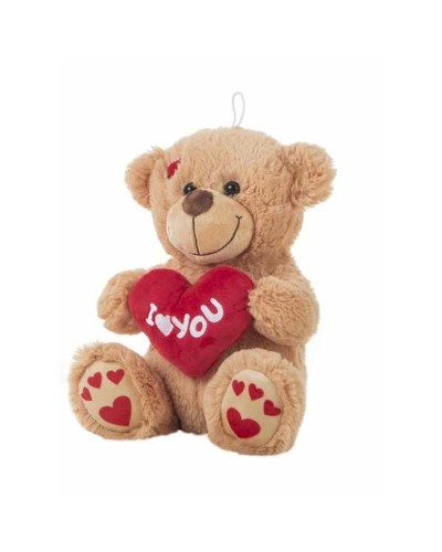 Pehmolelu I Love You Karhu 25 cm Ruskea