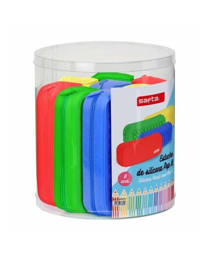 Astuccio Scuola Safta Pop It Rosso 27 x 23 cm Set