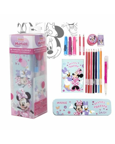 Brevpapper Set Minnie Mouse Rosa