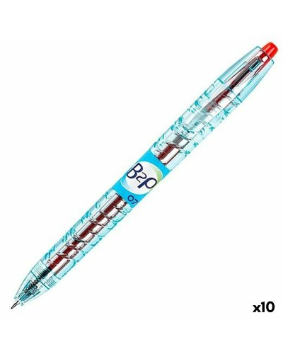 Gelpen Pilot B2P 07 Intrekbaar Rood 0,4 mm (10 Stuks)