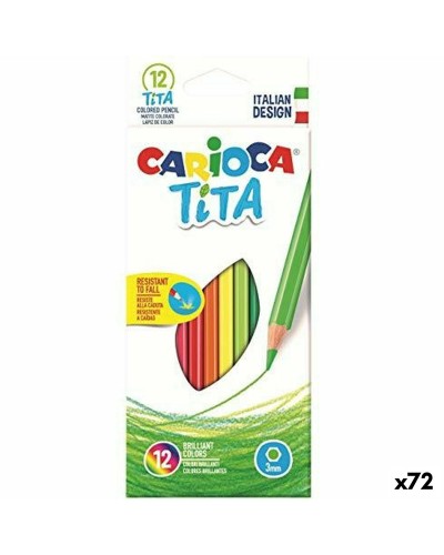 Set di Matite Carioca Tita 12 Pezzi Multicolore (72 Unità)