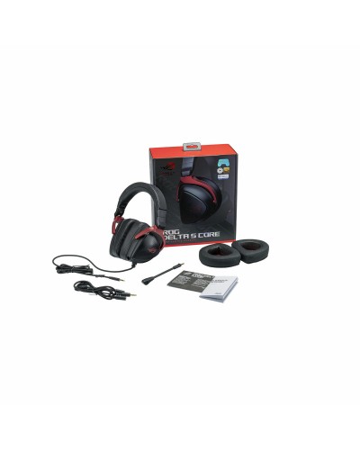 Gaming Headset mit Mikrofon Asus Delta S Core Schwarz