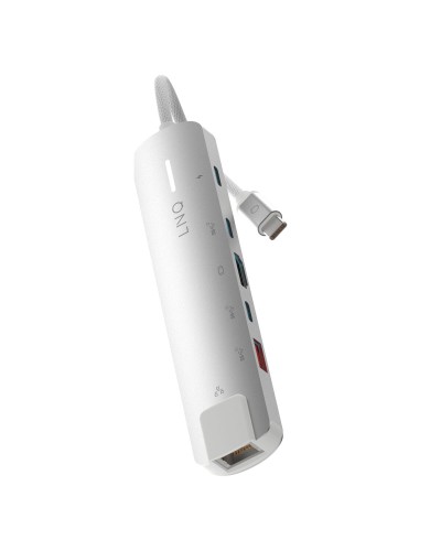 Hub USB Linq Byelements LQ49061 Bianco Grigio
