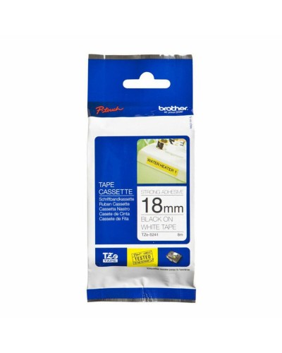 Laminerat Band till Etikettskrivare Brother TZE-S241 18 mm