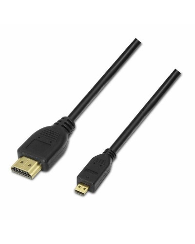 HDMI Cable Aisens A119-0116 Black 80 cm