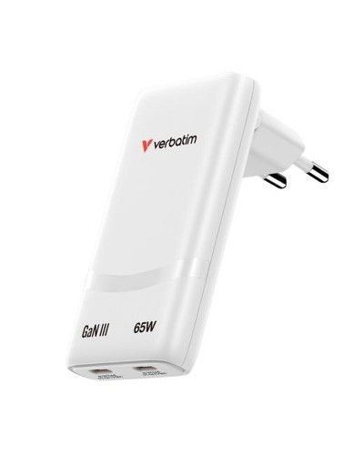 Câble USB Verbatim 32355-VERB 65 W Blanc