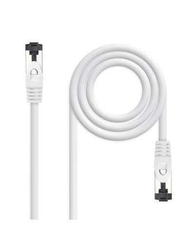 Cable USB NANOCABLE 10.20.2002-W Blanco 2 m