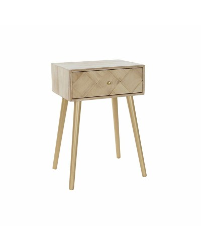 Comodino DKD Home Decor Metallo Pino (45 x 34 x 67 cm)